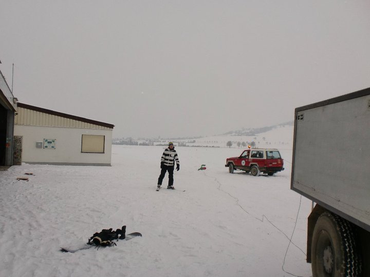Winden-Schlittenfahren