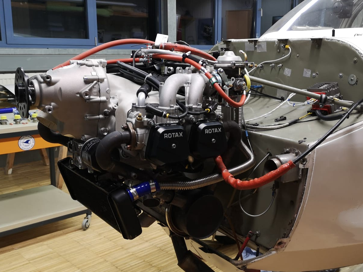 Neues Triebwerk für unseren Scheibe Falke 25