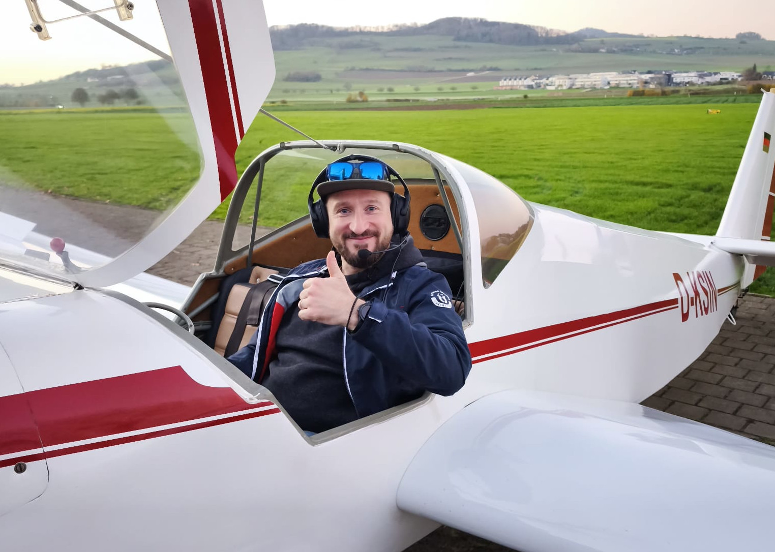 1. Alleinflug von Ben